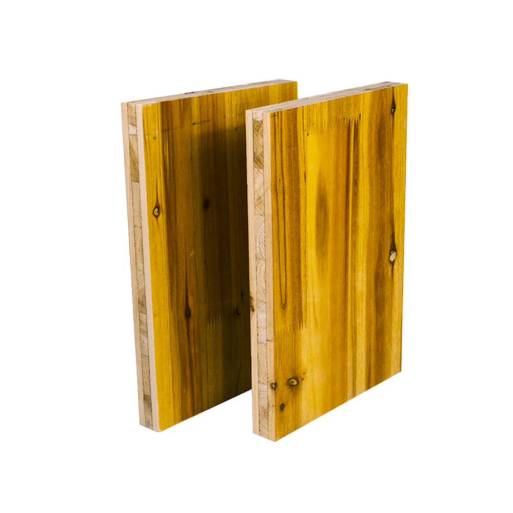 Panneau jaune de coffrage à 3 plis