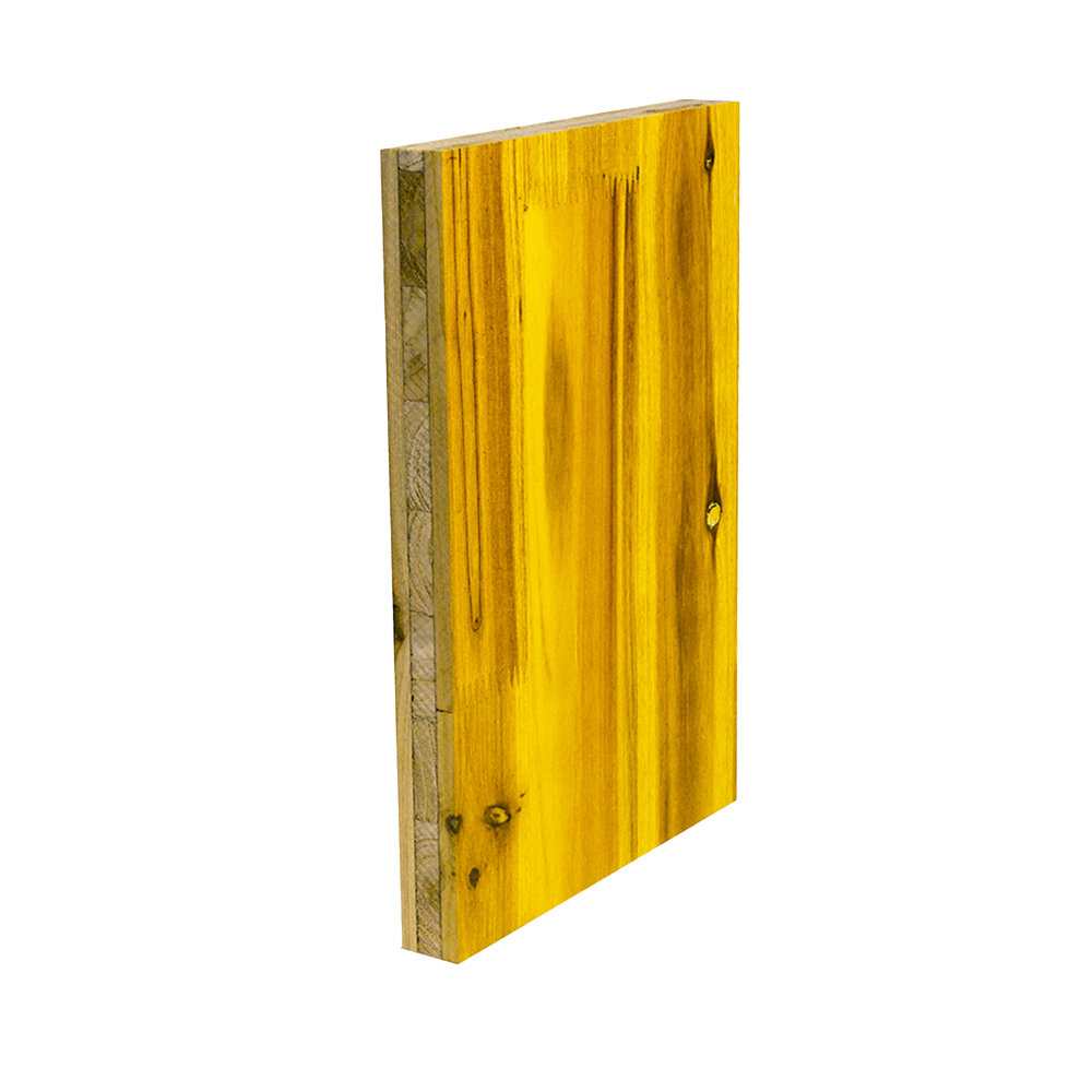 Panneau jaune de coffrage à 3 plis